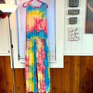 Tie Dye Jumpsuit (with pockets!)